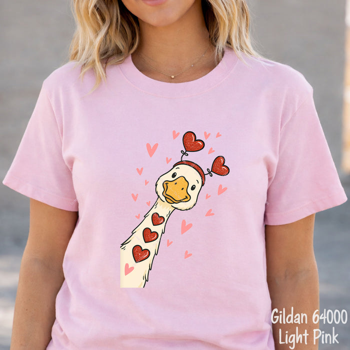 Valentine's Goose DTF Transfer