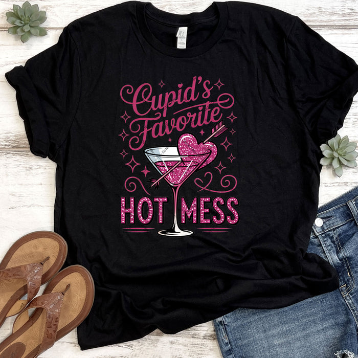 Cupid's Favorite Hot Mess DTF Transfer