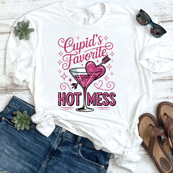 Cupid's Favorite Hot Mess DTF Transfer