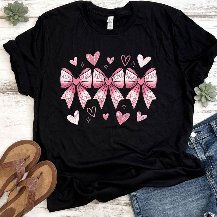 XOXO Coquette Bows DTF Transfer
