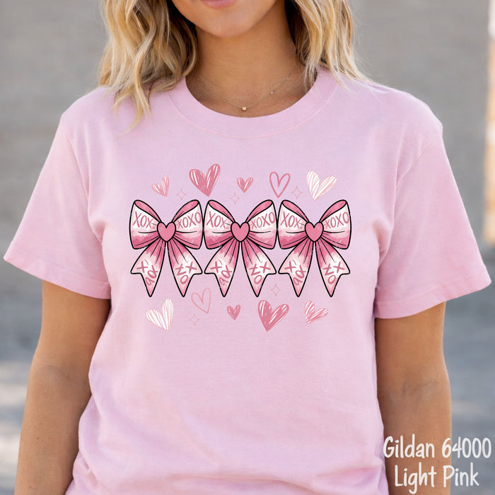 XOXO Coquette Bows DTF Transfer