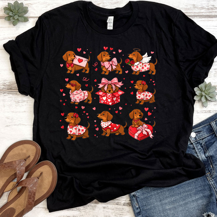 Valentine Dachsunds DTF Transfer