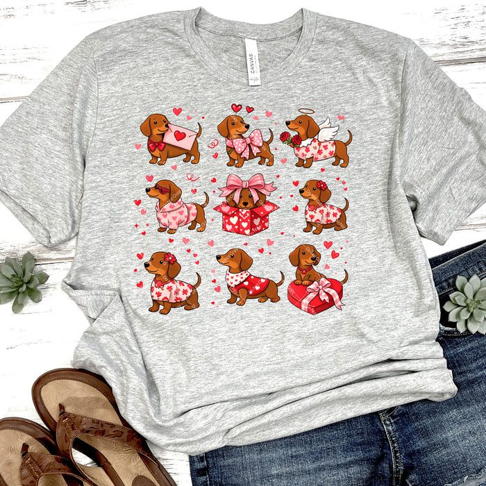 Valentine Dachsunds DTF Transfer