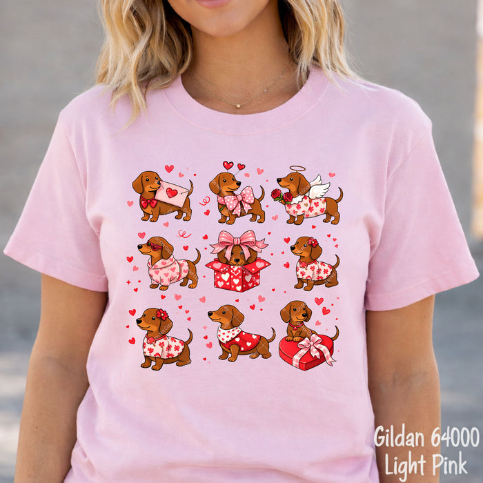 Valentine Dachsunds DTF Transfer