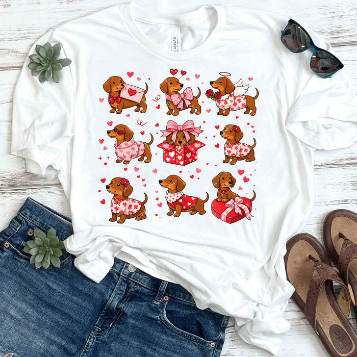 Valentine Dachsunds DTF Transfer