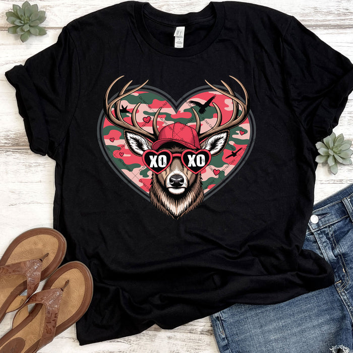 XOXO Valentine Buck DTF Transfer