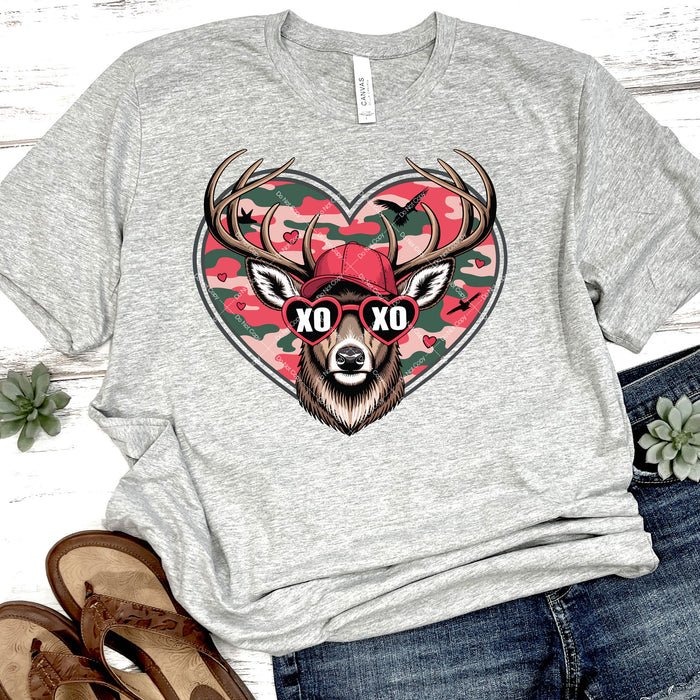 XOXO Valentine Buck DTF Transfer