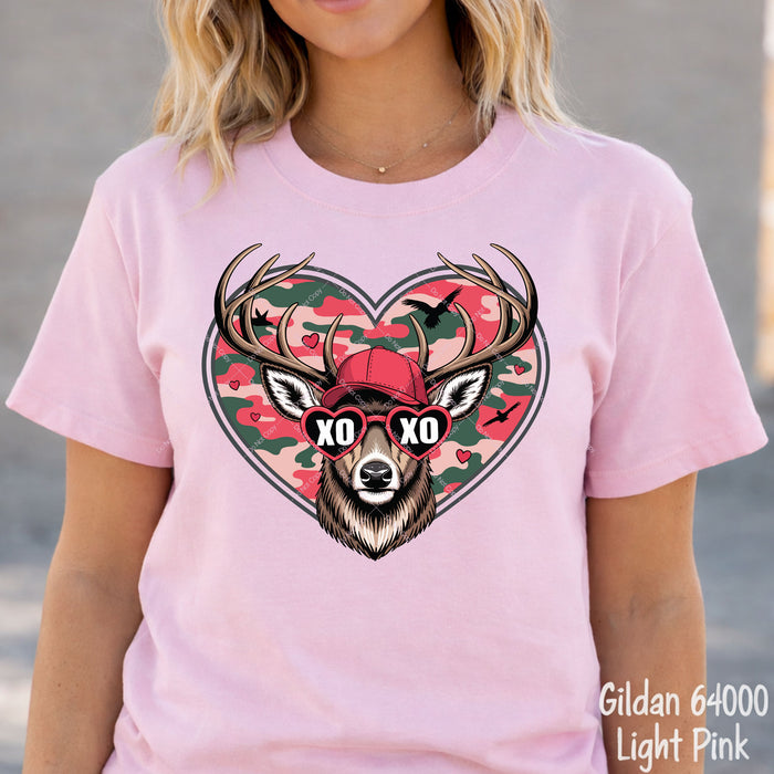 XOXO Valentine Buck DTF Transfer