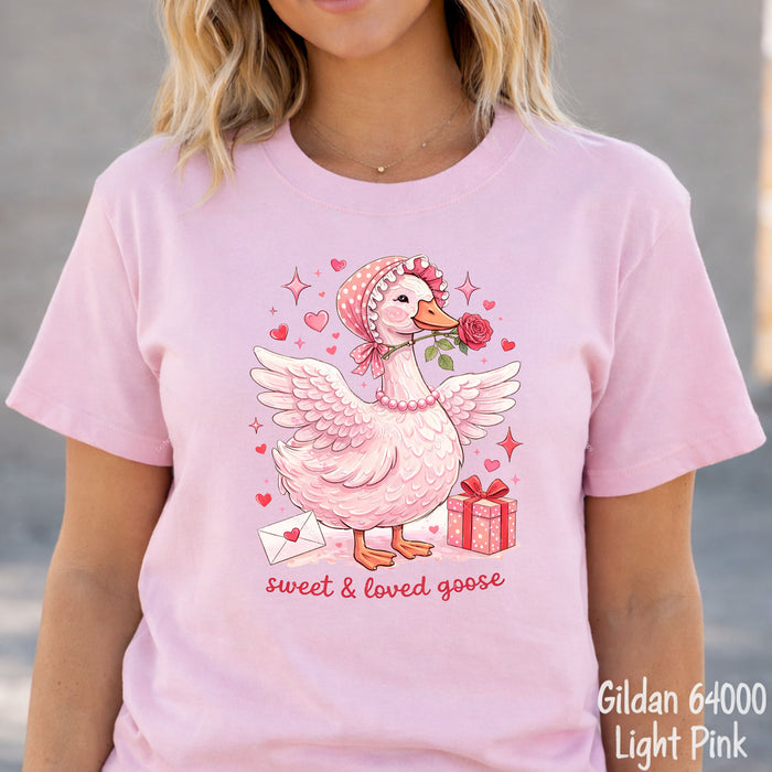 Sweet & Loved Goose DTF Transfer
