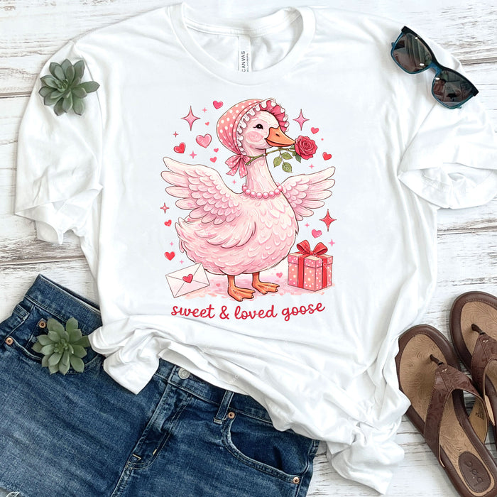 Sweet & Loved Goose DTF Transfer