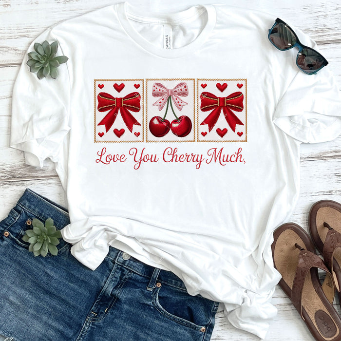 Love You Cherry Much DTF Transfer