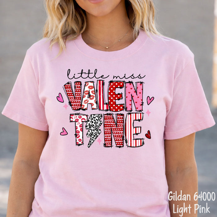 Little Miss Valentine DTF Transfer