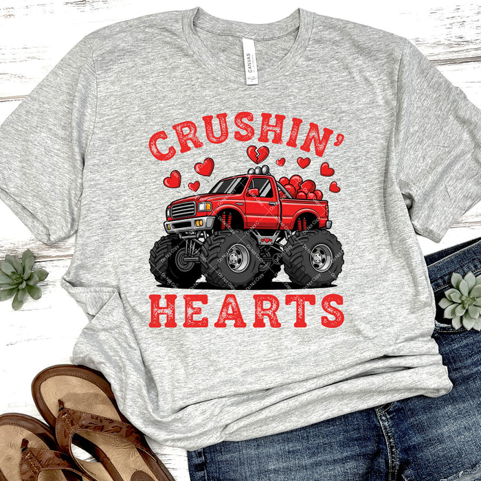 Crushin' Hearts DTF Transfer