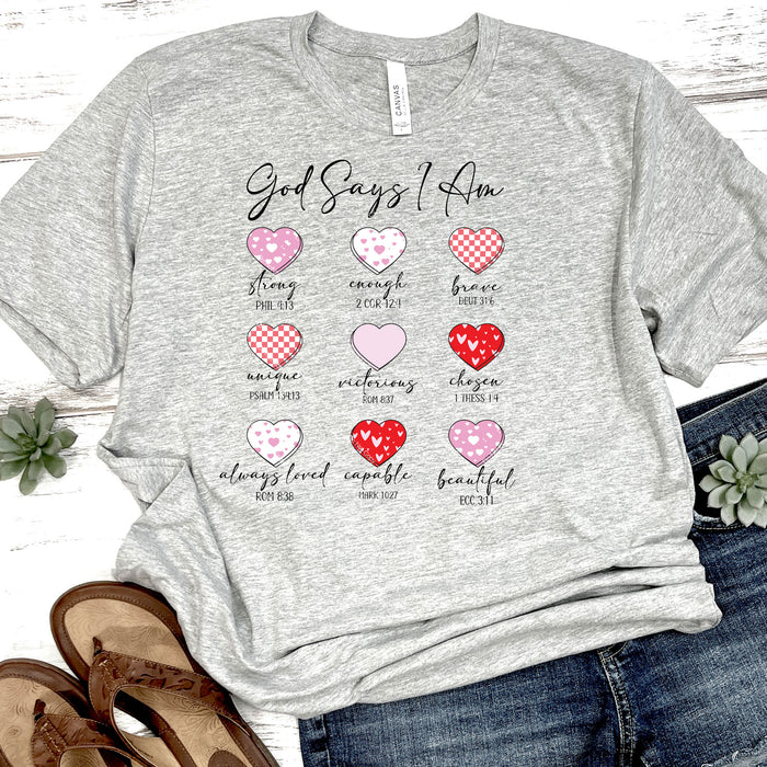 God Says I Am... DTF Transfer