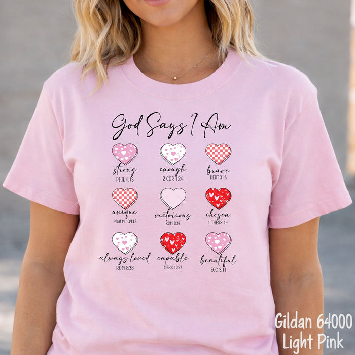 God Says I Am... DTF Transfer