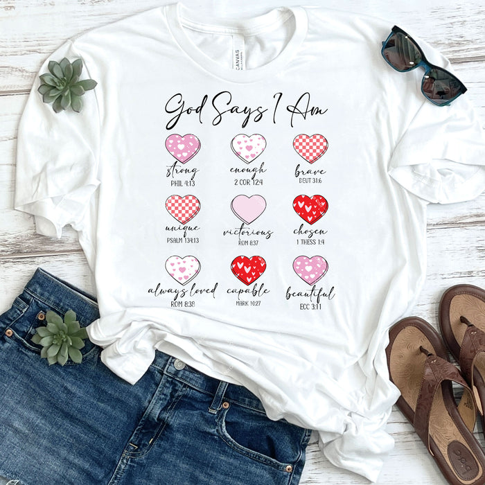 God Says I Am... DTF Transfer