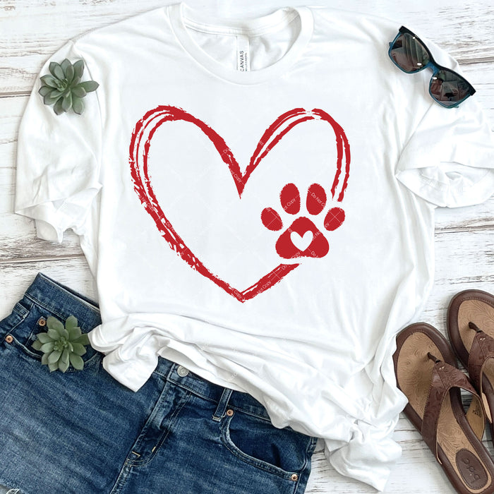 Pet Valentine DTF Transfer