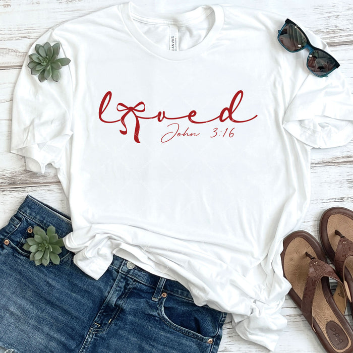 Loved John 3:16 DTF Transfer