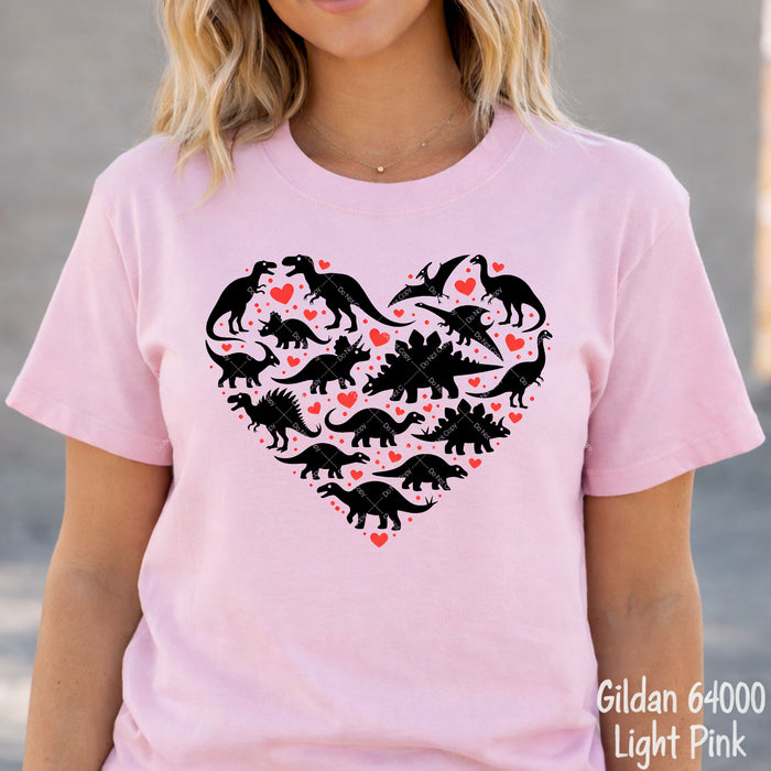 Dinosaur Heart DTF Transfer