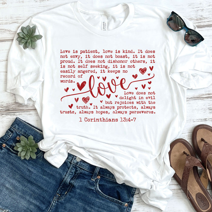 Love is... 1 Corinthians 13:4-7 DTF Transfer