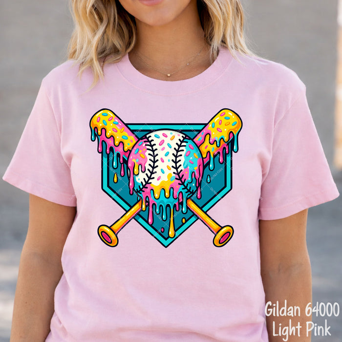 Sweet Drippy Baseball / Softball DTF Transfer