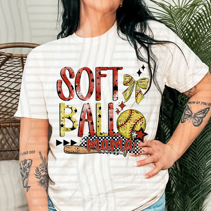 Softball Mama DTF Transfer