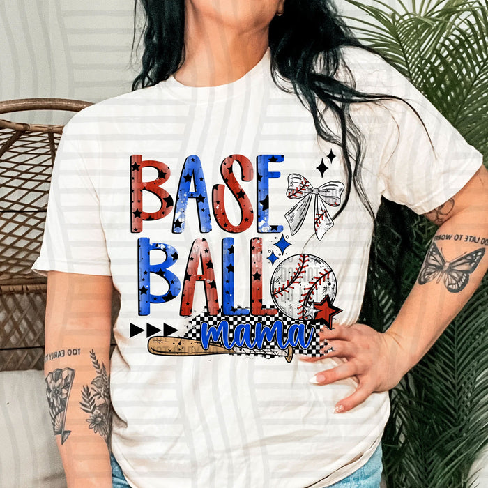Baseball Mama DTF Transfer