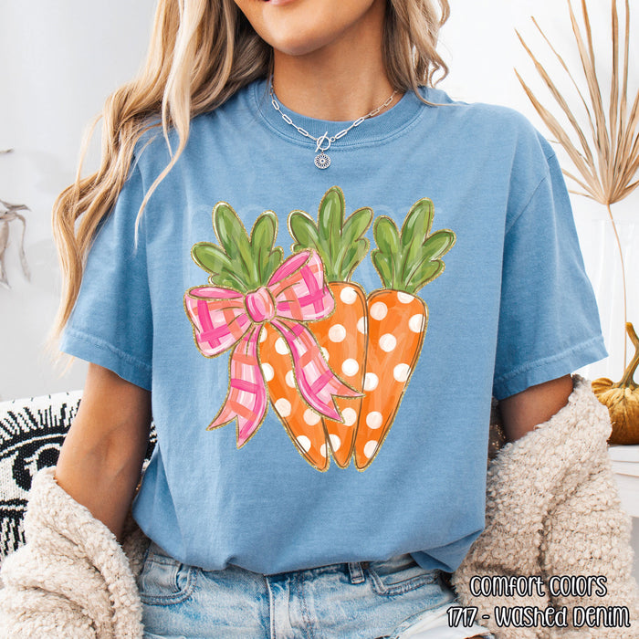 Coquette Carrot Bouquet DTF Transfer
