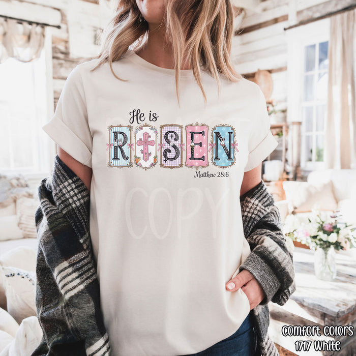 He Is Risen DTF Transfer