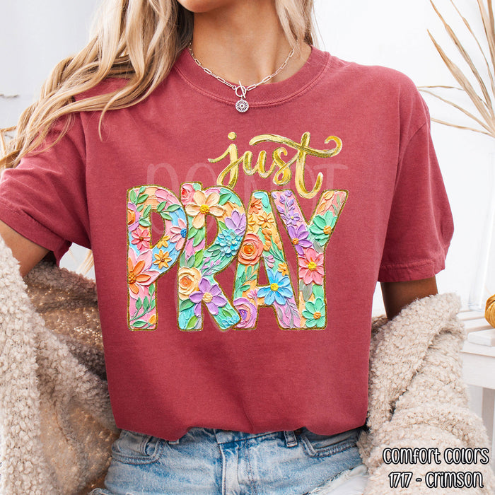 Just Pray DTF Transfer