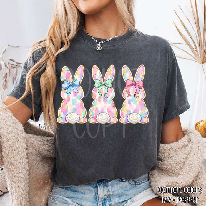 Easter Bunny Trio DTF Transfer