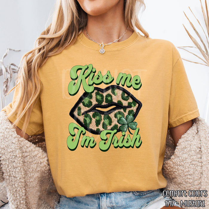 Kiss Me I'm Irish DTF Transfer