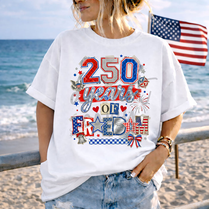 250 Years of Freedom DTF Transfer