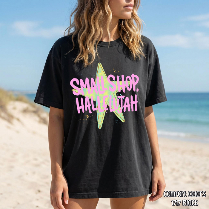 Small Shop Hallelujah DTF Transfer