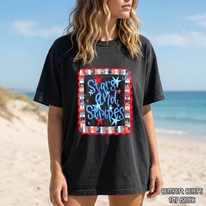 Stars and Stripes DTF Transfer