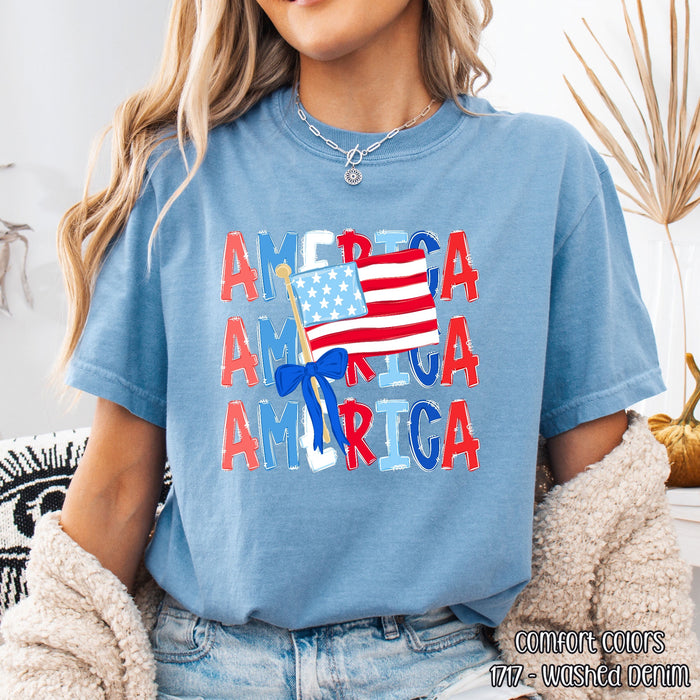 America America America DTF Transfer