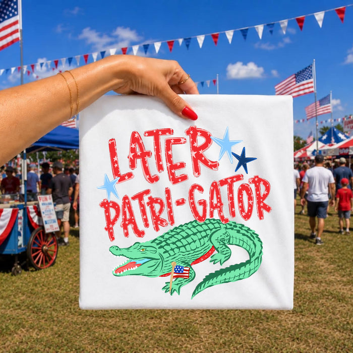 Later Patri-Gator DTF Transfer