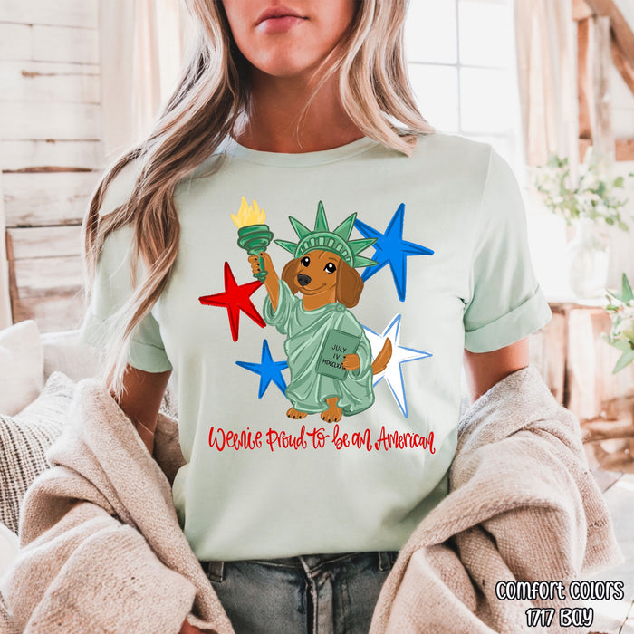 Weenie Proud American DTF Transfer