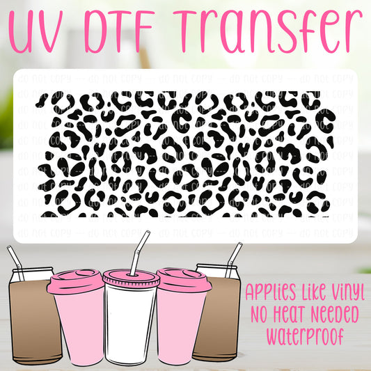 Leopard Print UV DTF Can Wrap