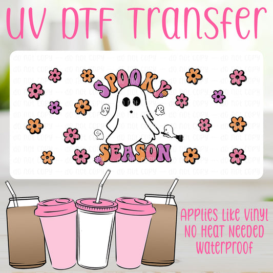 Spooky Season UV DTF Can Wrap