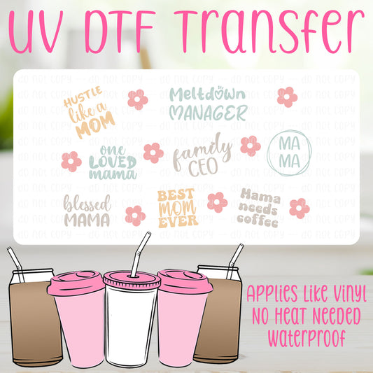Meltdown Manager Mom UV DTF Can Wrap