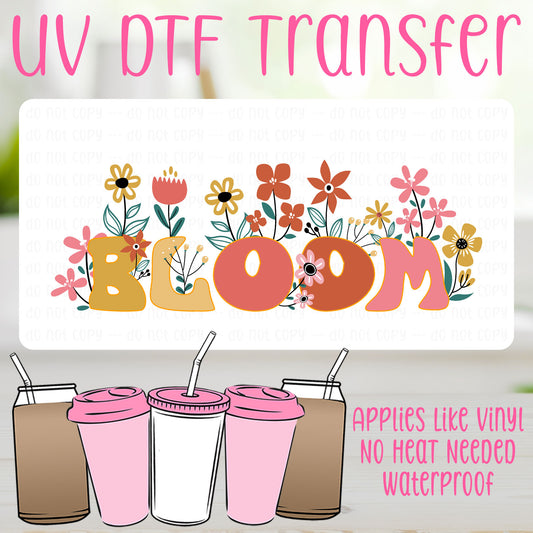 Bloom UV DTF Can Wrap