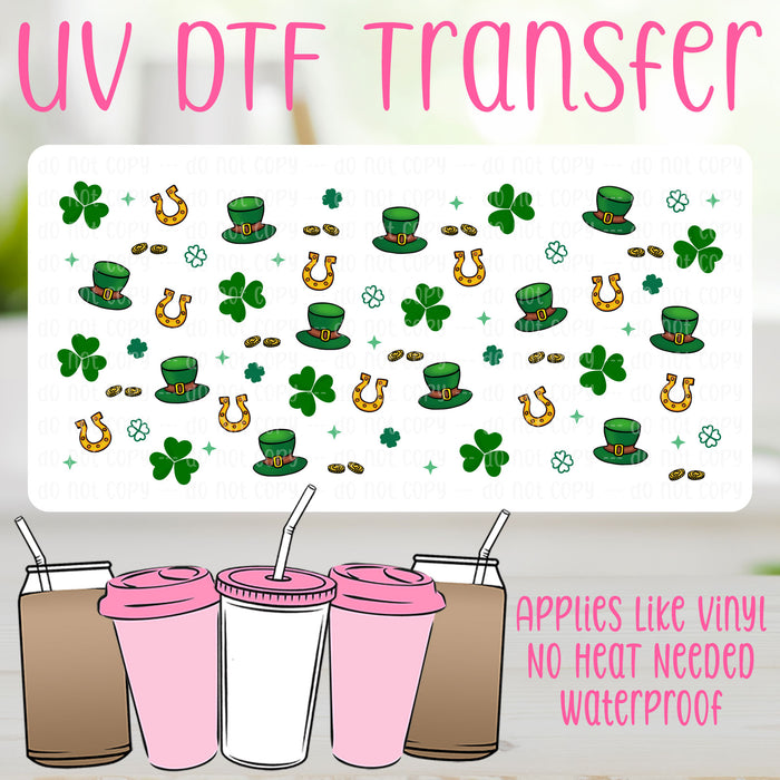 Luck of The Irish UV DTF Can Wrap