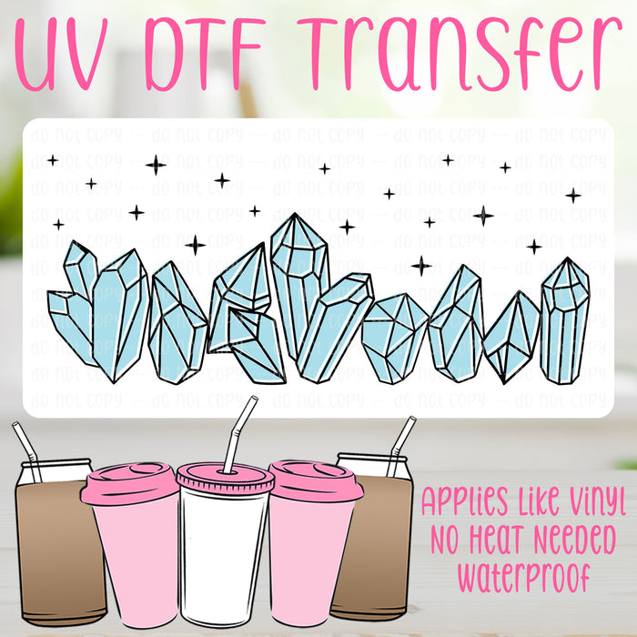 Crystals UV DTF Can Wrap