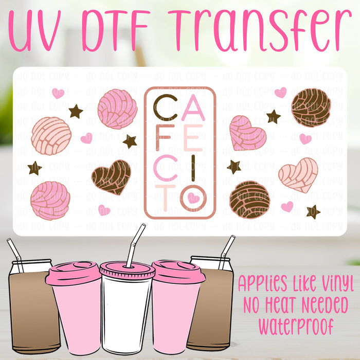 Cafecito UV DTF Can Wrap