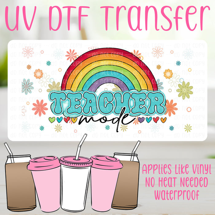 Teacher Mode UV DTF Can Wrap