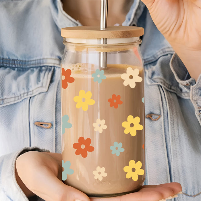 Pretty Floral UV DTF Can Wrap