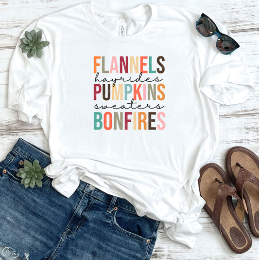 Flannels Pumpkins & Bonfires DTF