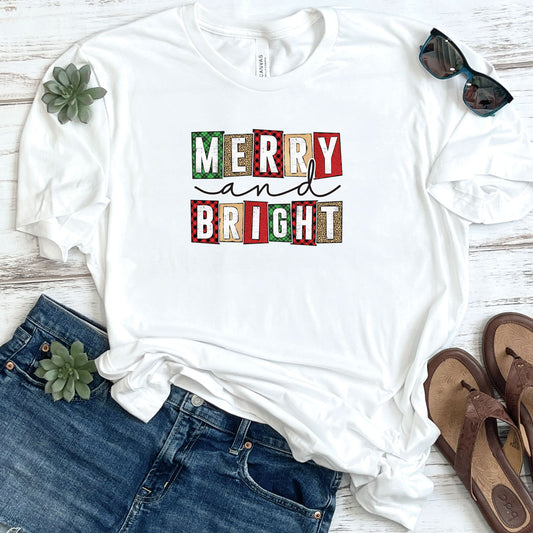 Merry & Bright Plaid DTF