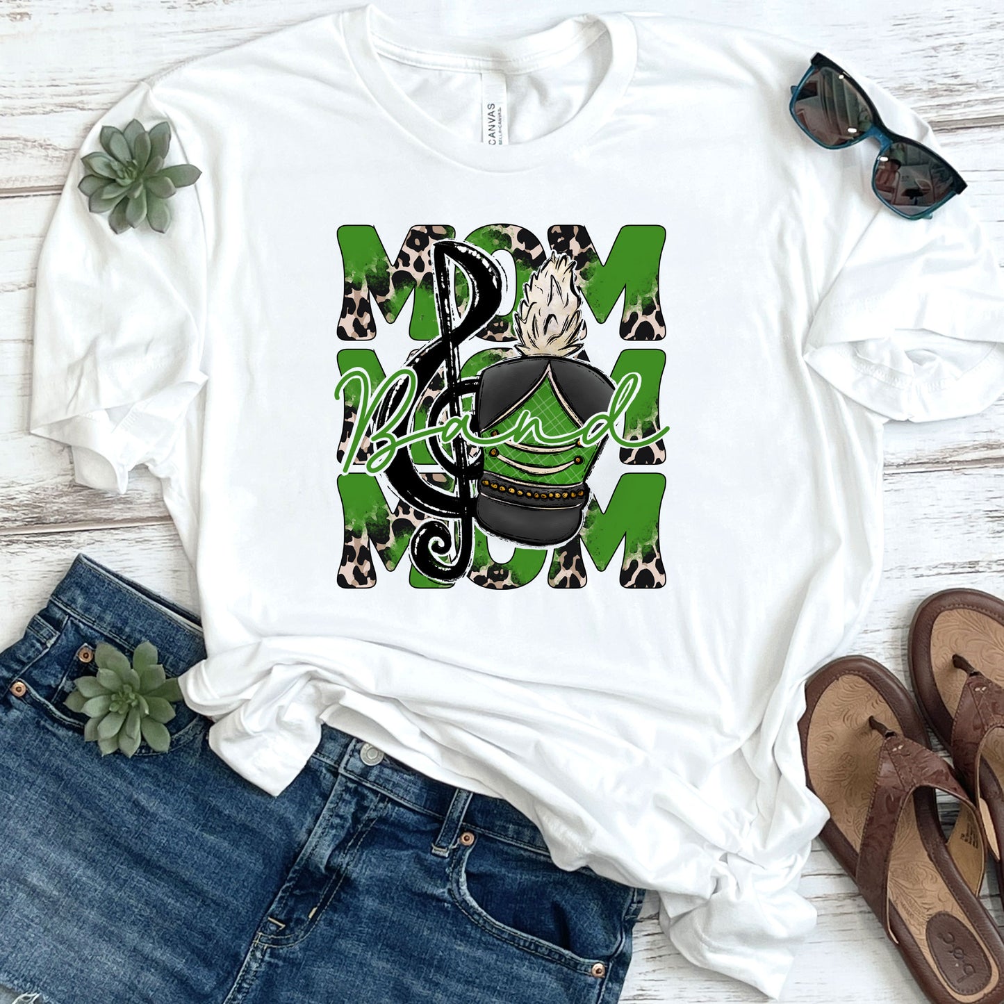 Band Mom in Green DTF